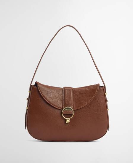 Alder Leather Shoulder Bag Brown