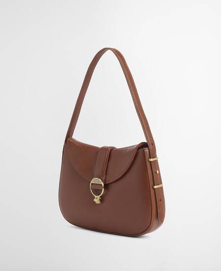 Alder Leather Shoulder Bag Brown