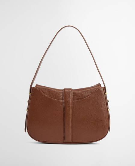 Alder Leather Shoulder Bag Brown