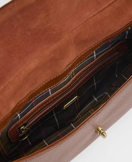 Alder Leather Shoulder Bag Brown
