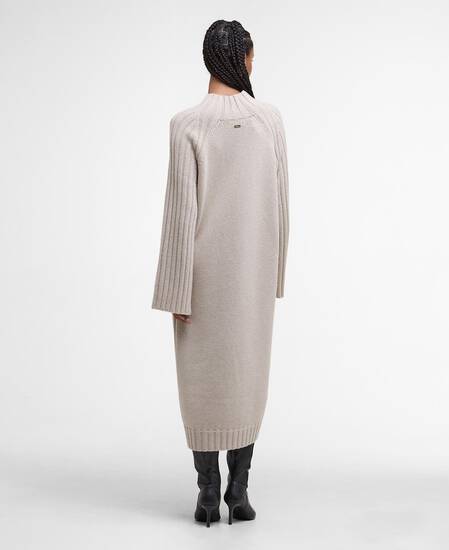 Vera Knitted Midi Dress Oat