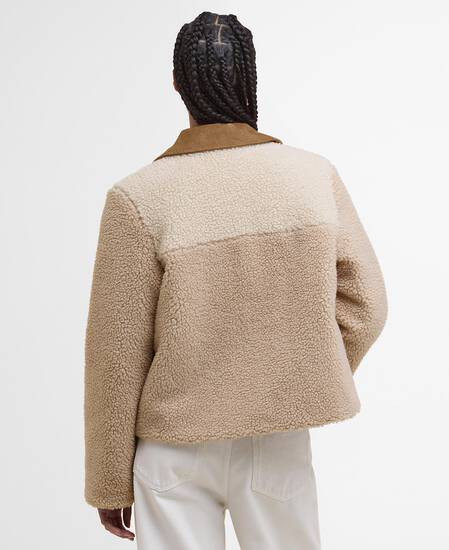 Malena Cropped Fleece Natural/Ecru