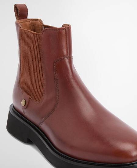 Delfine Chelsea Boots Conker