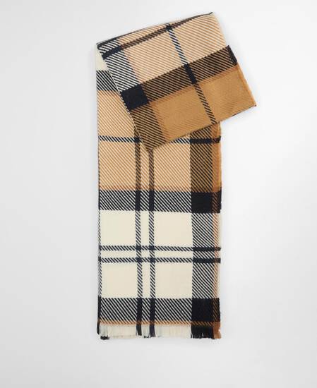 Pendle Beanie & Blair Scarf Gift Set Hessian Navy