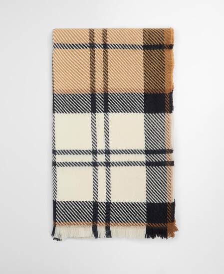 Pendle Beanie & Blair Scarf Gift Set Hessian Navy