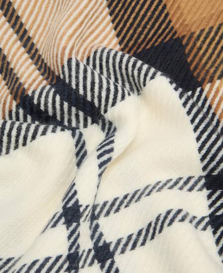 Pendle Beanie & Blair Scarf Gift Set Hessian Navy