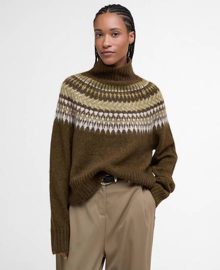Lorrie Fair Isle Roll-Neck Jumper Multi