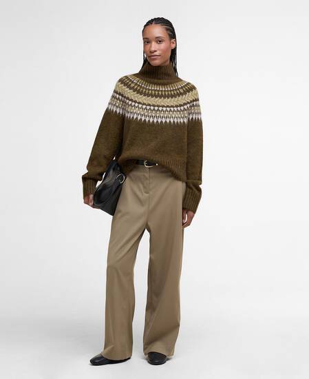 Lorrie Fair Isle Roll-Neck Jumper Multi