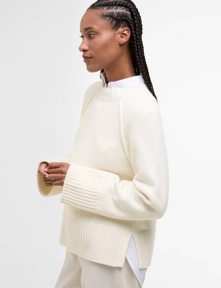 Ashdon Knitted Jumper Ecru