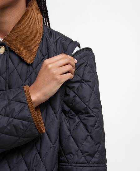 Lorrie Quilted Jacket Black