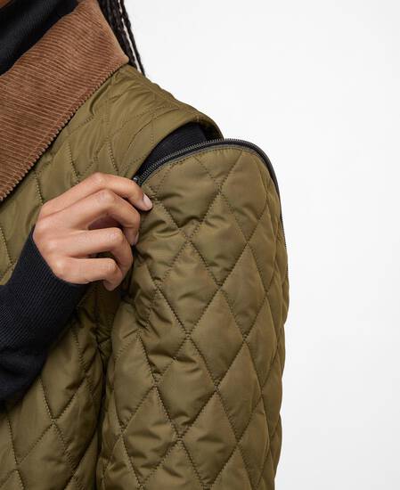 Lorrie Quilted Jacket Fern Leaf/Sage/Light Sage
