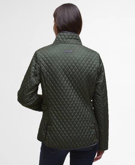 Dahlia Quilted Jacket Olive