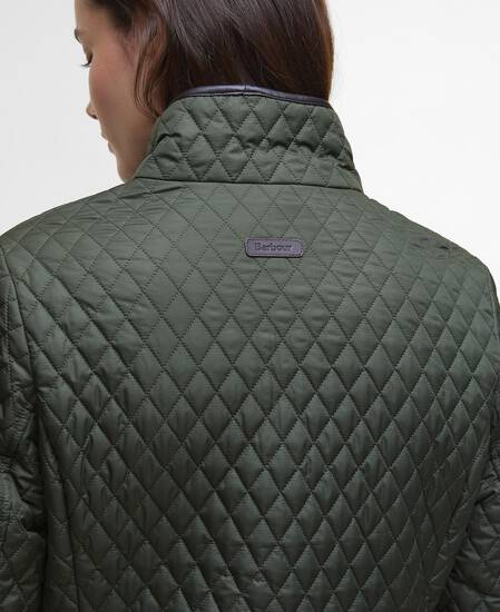 Dahlia Quilted Jacket Olive