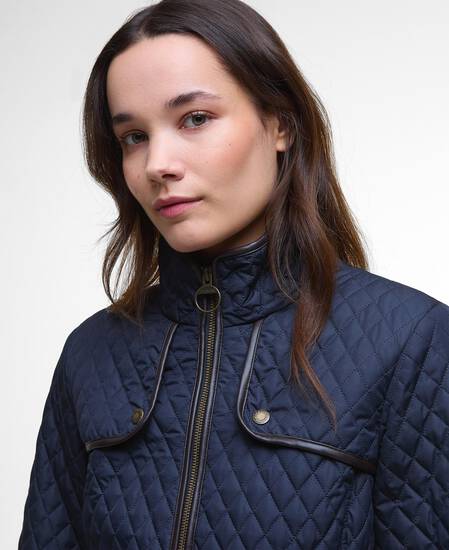Dahlia Quilted Jacket Dark Navy