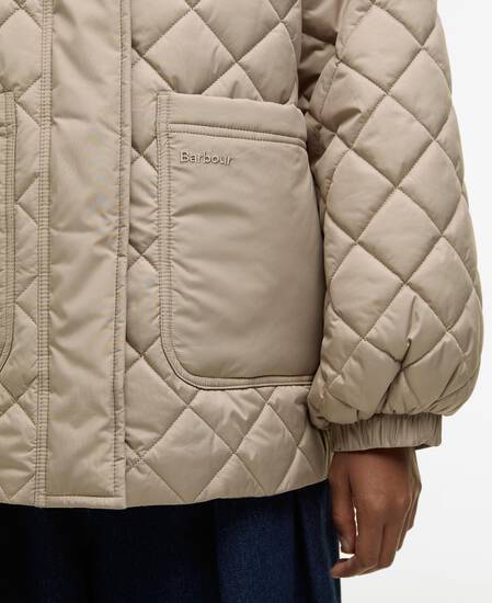 Laoise Quilted Jacket Honey/Ancient Poplar