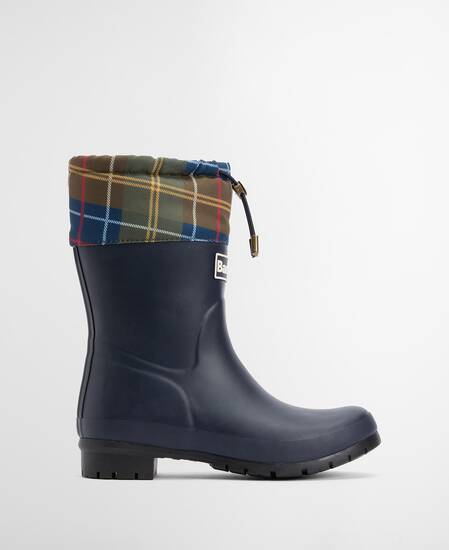 Mowbray Wellingtons Navy/Classic Tartan