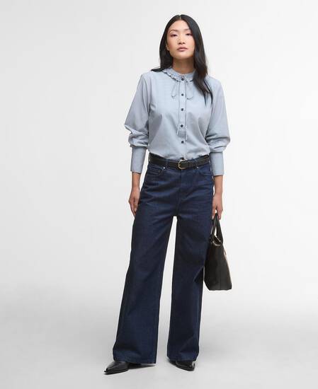 Cecelia Striped Shirt Black Stripe