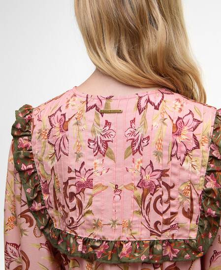 Barbour FARM Rio Cami Long-Sleeved Blouse Tropical Print