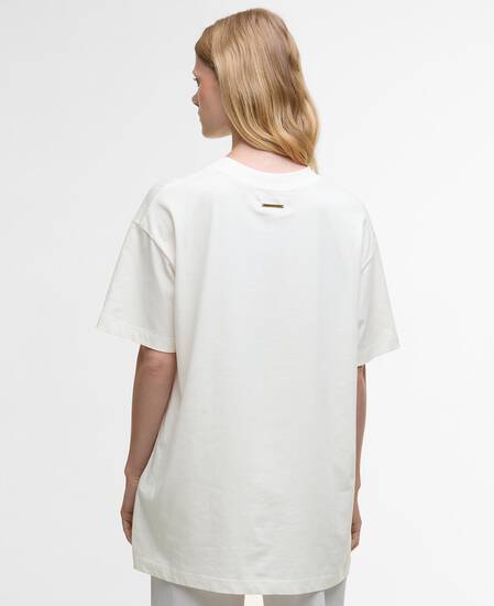 Barbour FARM Rio Maria Clara Graphic T-Shirt Off White