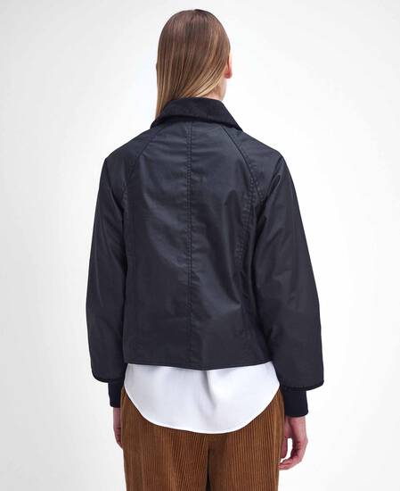 Cropped Beadnell Waxed Jacket 