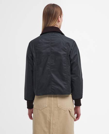 Cropped Beadnell Waxed Jacket 