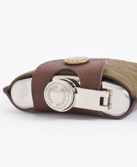 Padbury Quilted Hip Flask 