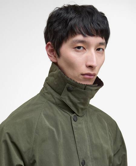 Peached Oversized Bedale Casual Jacket 