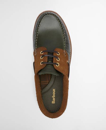 Re-Engineered Deck Boat Shoes Olive