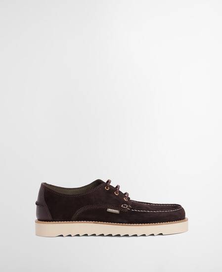 Aydon Derby Shoe Dark Brown Suede