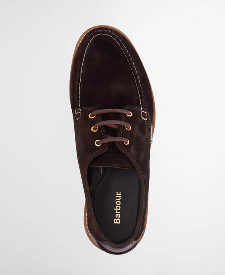 Aydon Derby Shoe Dark Brown Suede