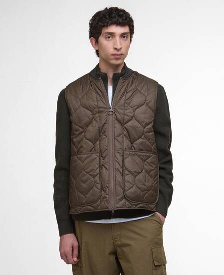 Re-Engineered Utility Liddesdale Gilet Dark Olive