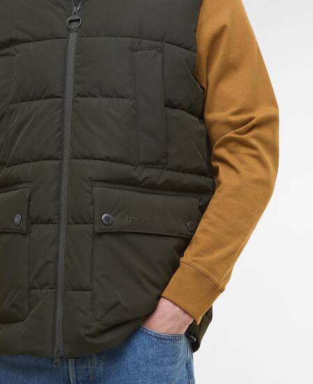Bedale Puffer Gilet Sage