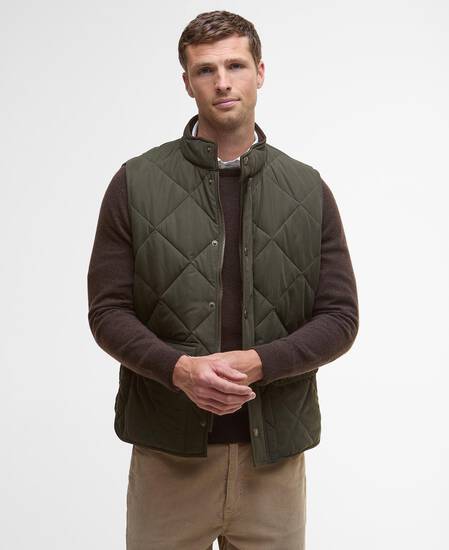 Winter Lowerdale Gilet Dark Olive