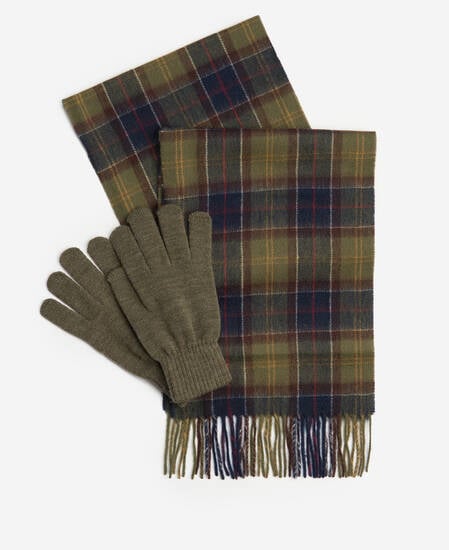 Tartan Scarf & Glove Gift Set 