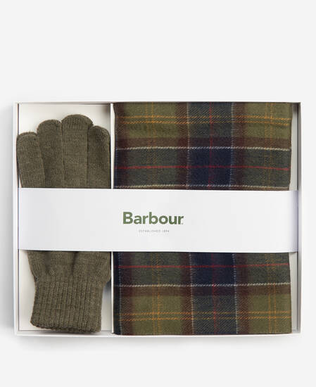 Tartan Scarf & Glove Gift Set 
