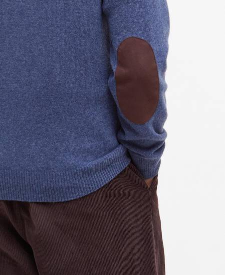 Essential Crew-Neck Jumper Dark Indigo