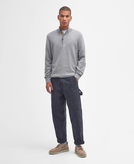 Cotton Half-Zip Jumper 