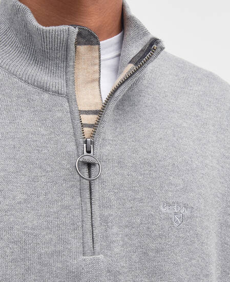 Cotton Half-Zip Jumper 