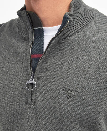 Cotton Half-Zip Jumper 