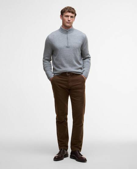 Kelson Half-Zip Jumper Grey Marl