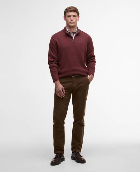 Kelson Half-Zip Jumper Fired Brick