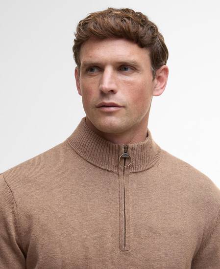 Kelson Half-Zip Jumper Stone
