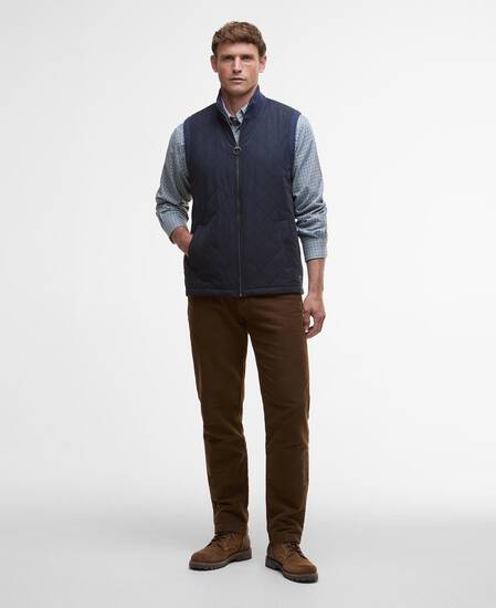 Shoveler Knitted Gilet Navy