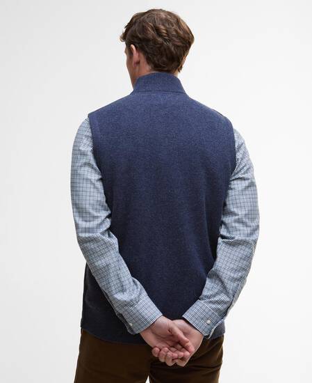 Shoveler Knitted Gilet Navy
