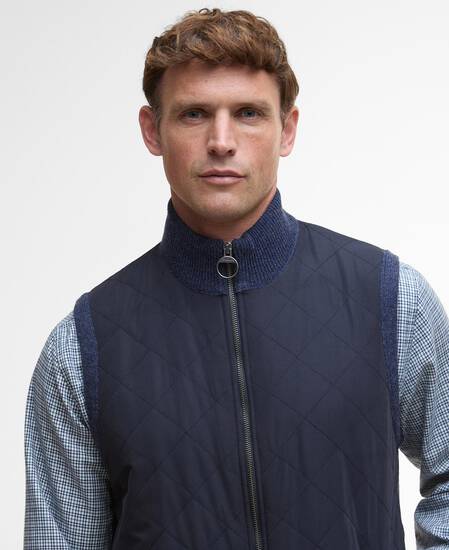 Shoveler Knitted Gilet Navy