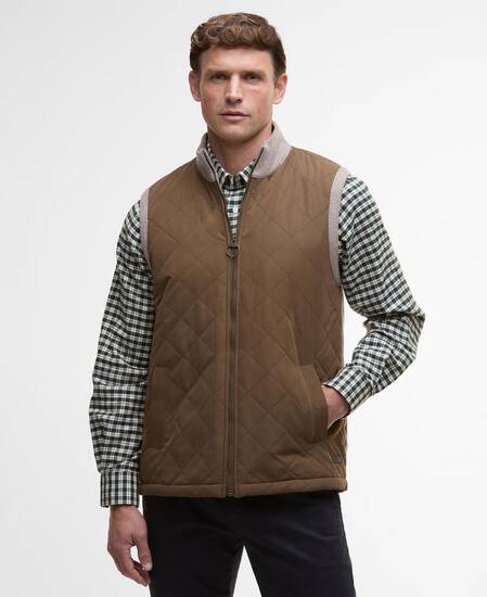 Shoveler Knitted Gilet Stone