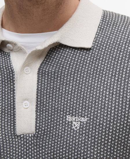 Decton Knitted Polo Shirt Mist