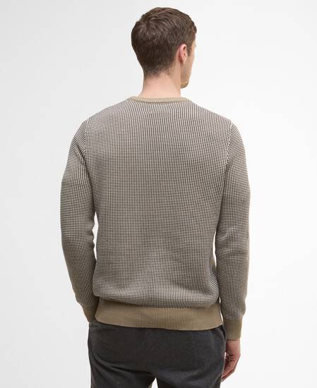 Wells Crew Neck Jumper Washed Stone