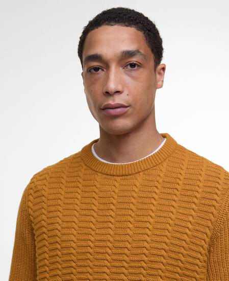 Cleveland Crew Neck Jumper Copper