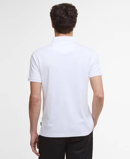 Corpatch Tailored Short-Sleeved Polo Shirt White